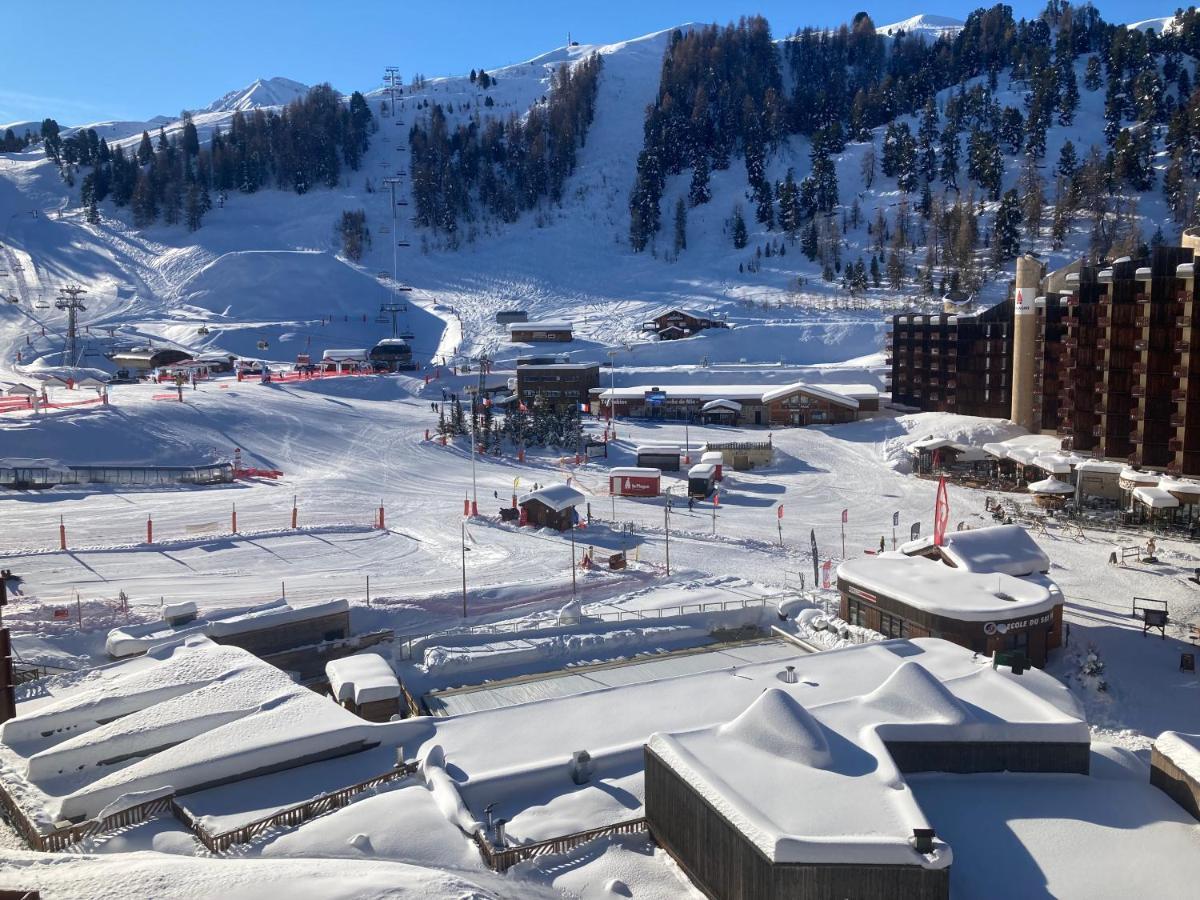 Plagne Bellecote - 5 Pers - Vue Pistes - Acces Piscine Chauffee Apartamento La Plagne Exterior foto