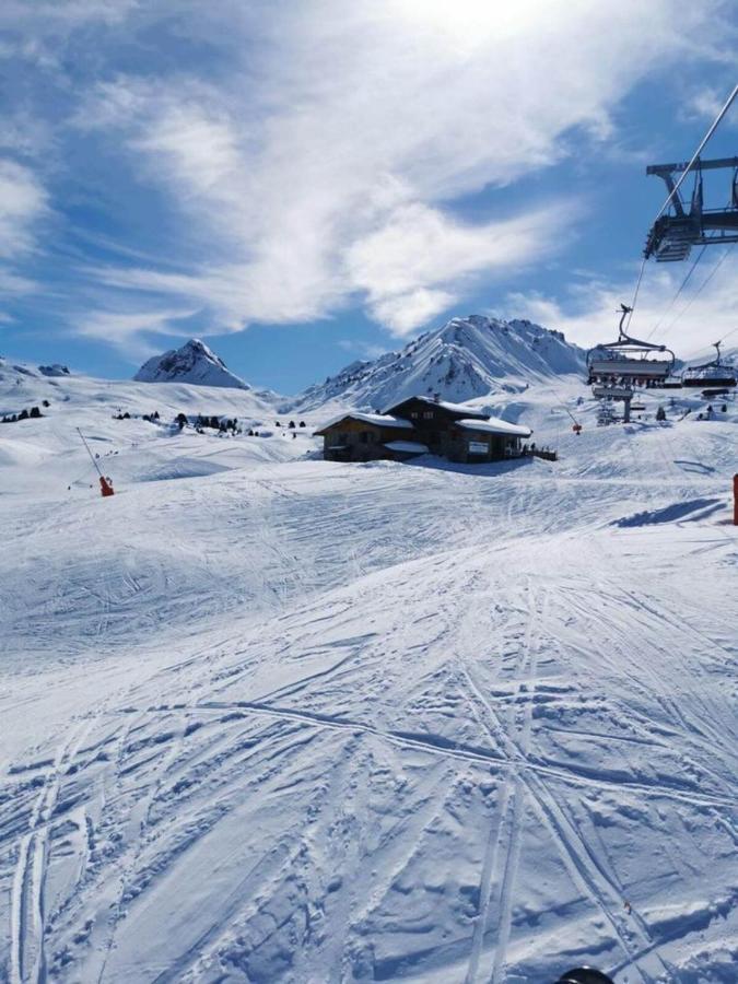 Plagne Bellecote - 5 Pers - Vue Pistes - Acces Piscine Chauffee Apartamento La Plagne Exterior foto